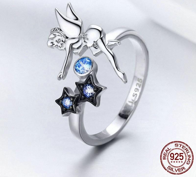 Fairy Star Sterling Silver Ring