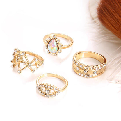 Geometric Crystal Ring Set