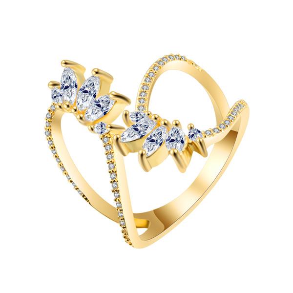 Marquise Elegance Wrap Ring