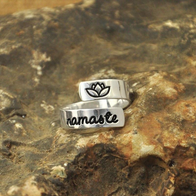 Personalized Yoga Wrap Ring