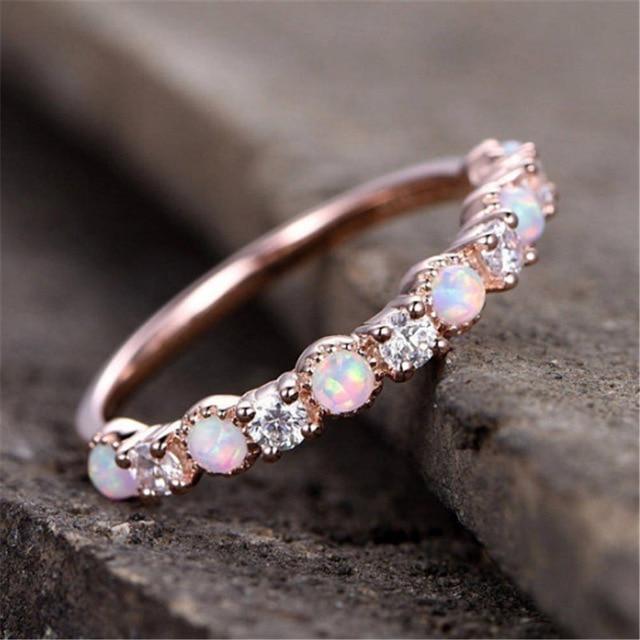 Pink Fairy Opal Ring