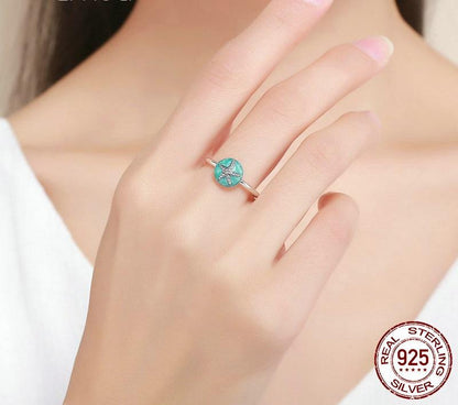 Starfish Sterling Silver Ring