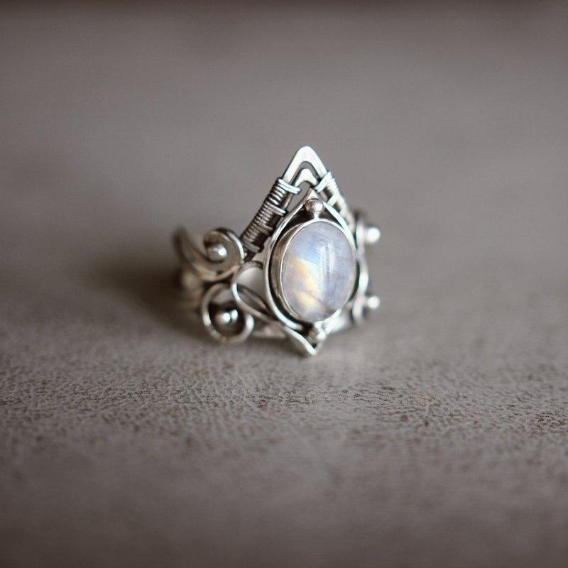 The Moonstone Enchantress Ring