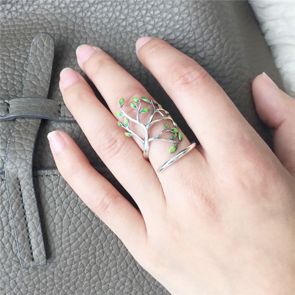 Tree Wrap Silver Ring