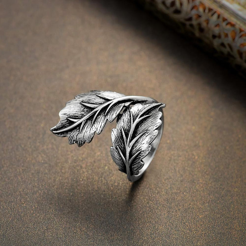 Twisted Leaf Wrap Ring