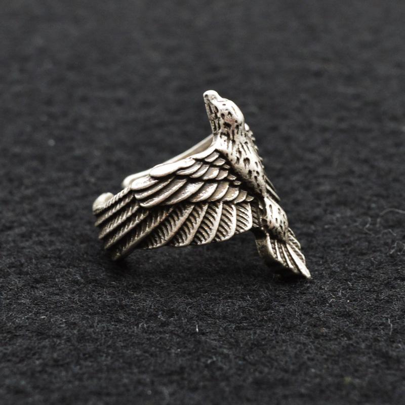 Viking Raven Wrap Ring
