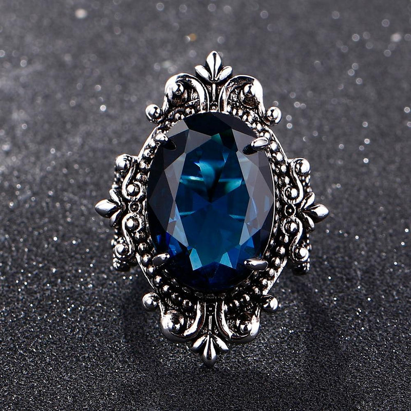 Style Sapphire Silver Ring
