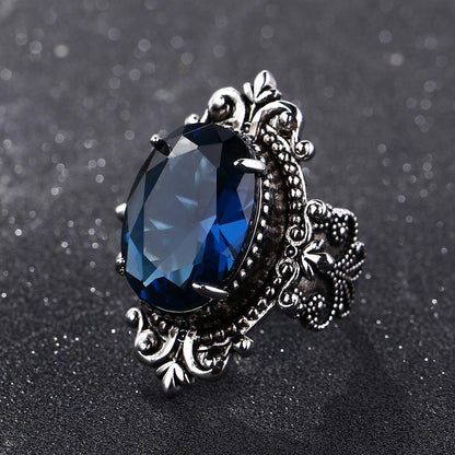 Style Sapphire Silver Ring