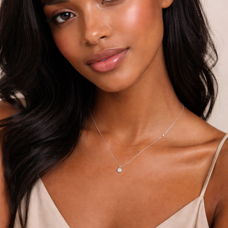 Radiance Solitaire Necklace