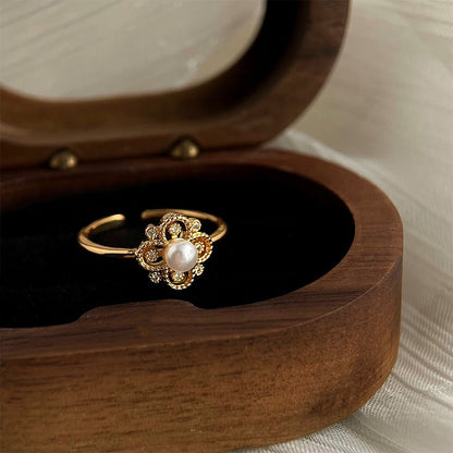 Rococo Pearl Ring