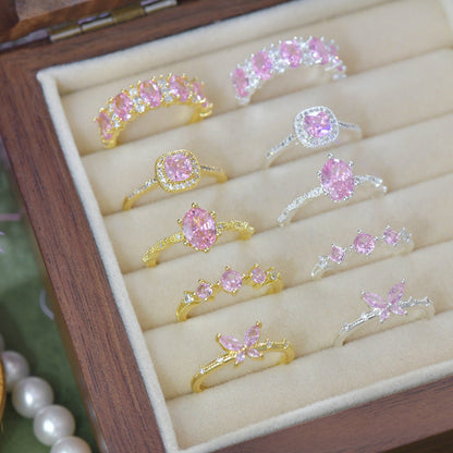 Rosaline Butterfly Ring in Silver