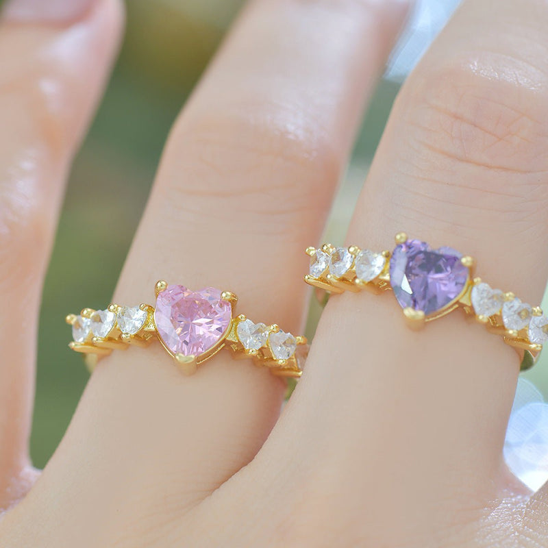 Rosaline Heart Ring