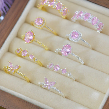 Rosaline Trilogy Ring in Gold