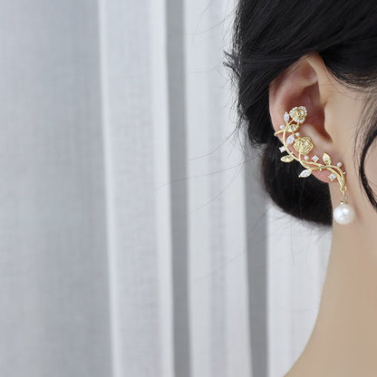 [] Rose Climber Earrings