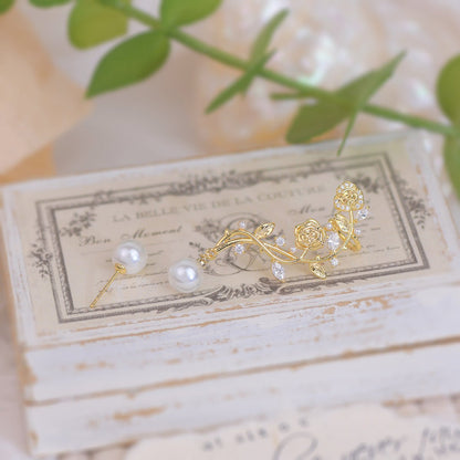[] Rose Climber Earrings