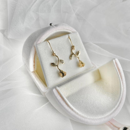 [] Rose Earrings (2 Styles)