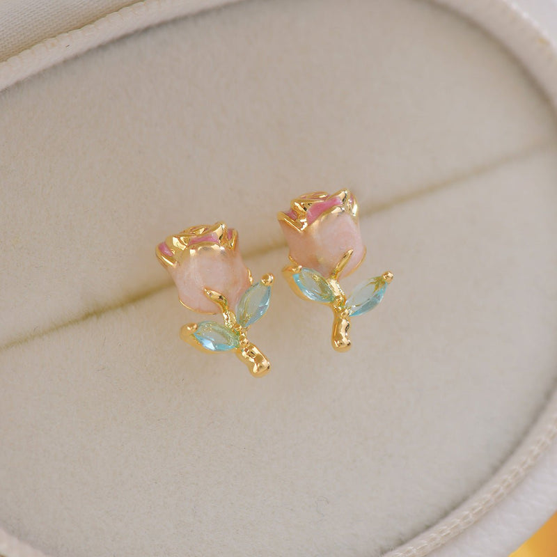 Rose Stud Earrings