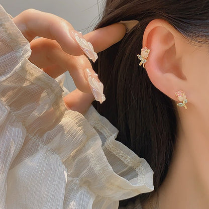 Rose Stud Earrings