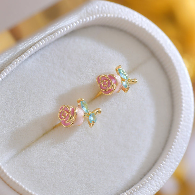 Rose Stud Earrings
