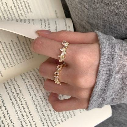 Rosy Flutter Ring