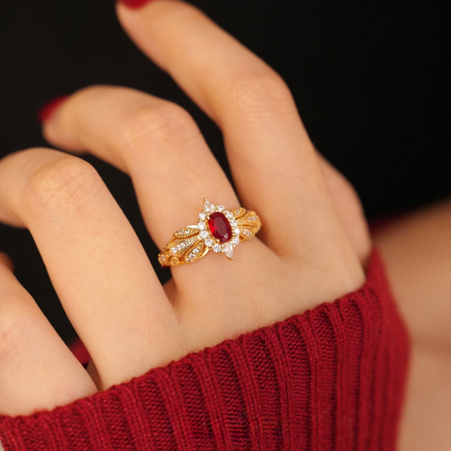 Ruby Allure Ring
