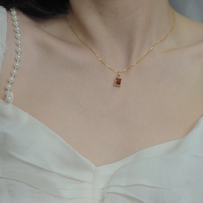 Desiree Garnet Necklace
