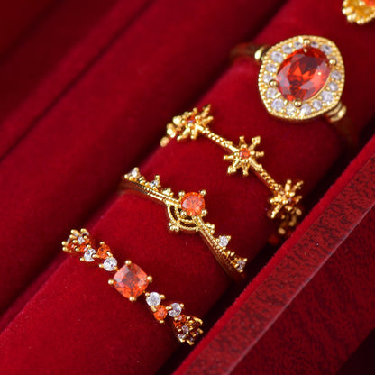 Ruby Poetry Ring