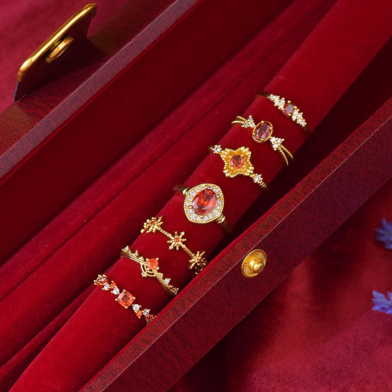 Ruby Poetry Ring