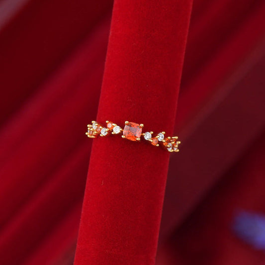 Ruby Poetry Ring