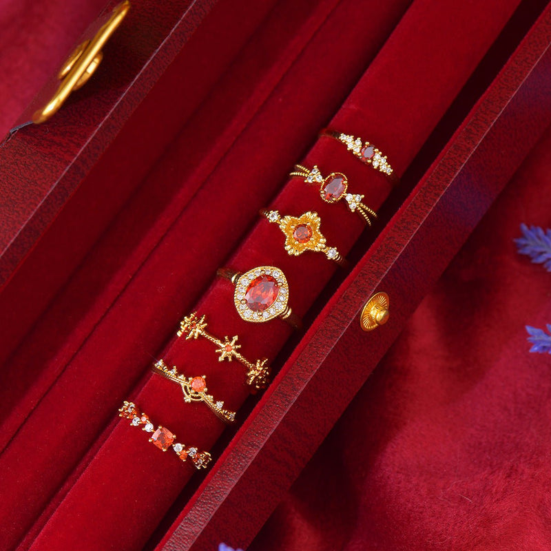 Ruby Poetry Ring