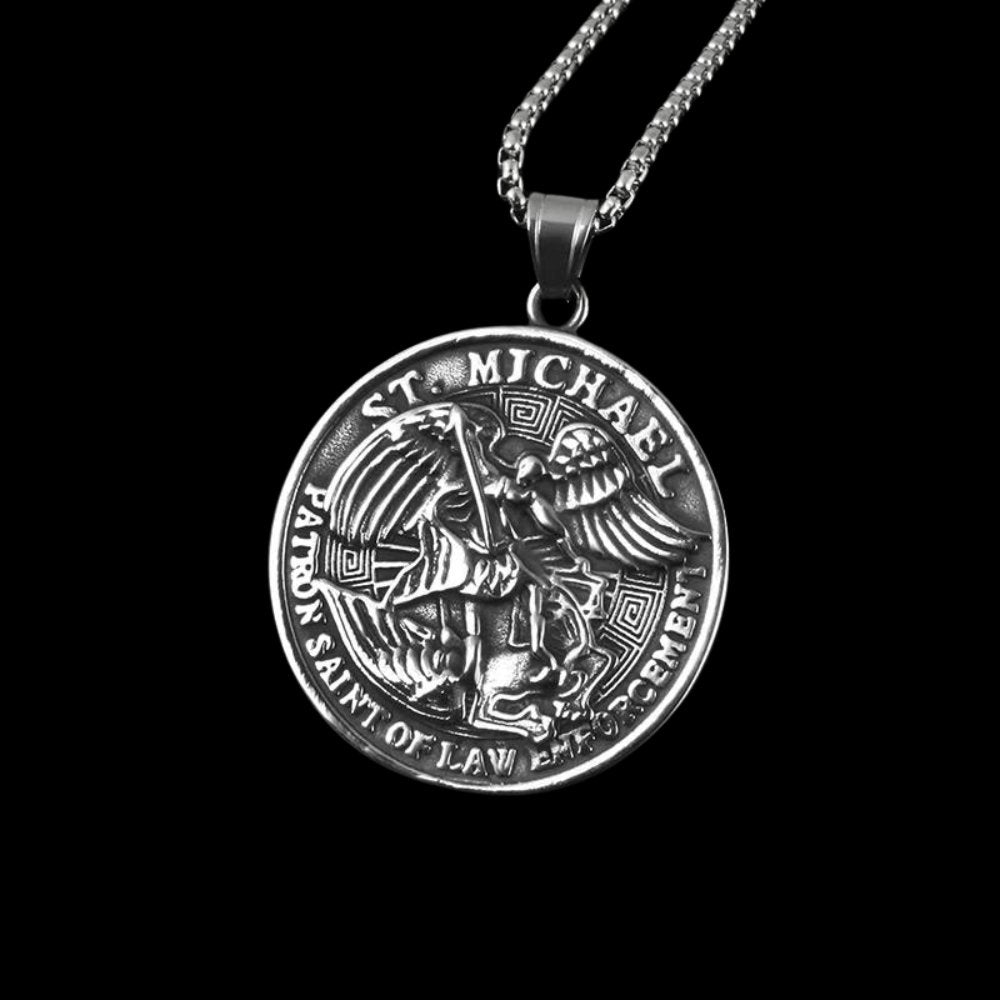 Saint Michael Patron Saint of Law Enforcement Pendant
