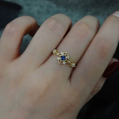 [sample ] Sapphire Serenade Ring