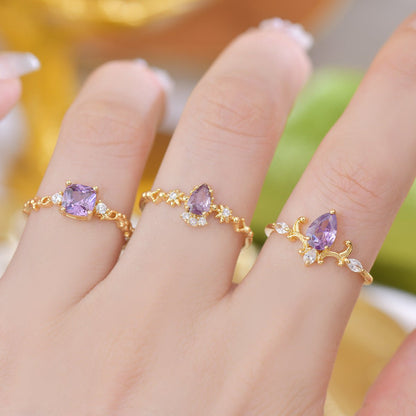 Sasha Amethyst Ring