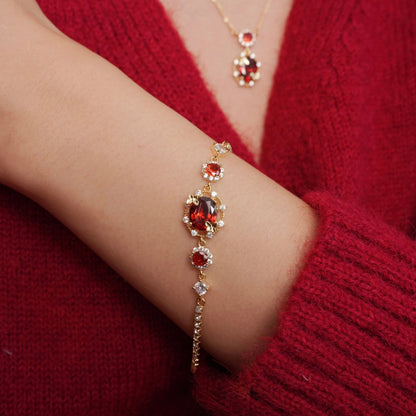 Scarlet Butterfly Bracelet