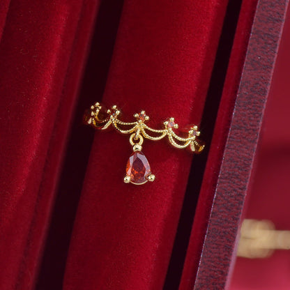 Scarlet Coronette Ring
