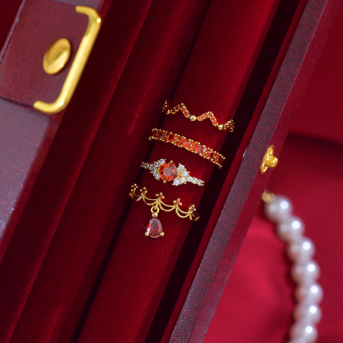 Scarlet Coronette Ring