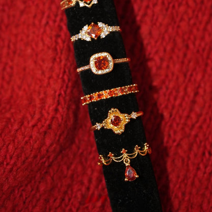 Scarlet Coronette Ring