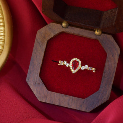 Scarlet Halo Ring