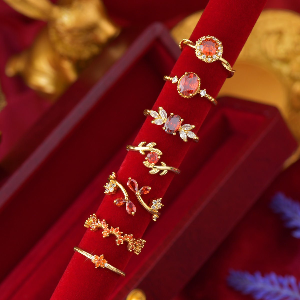 Scarlet Prima Ring