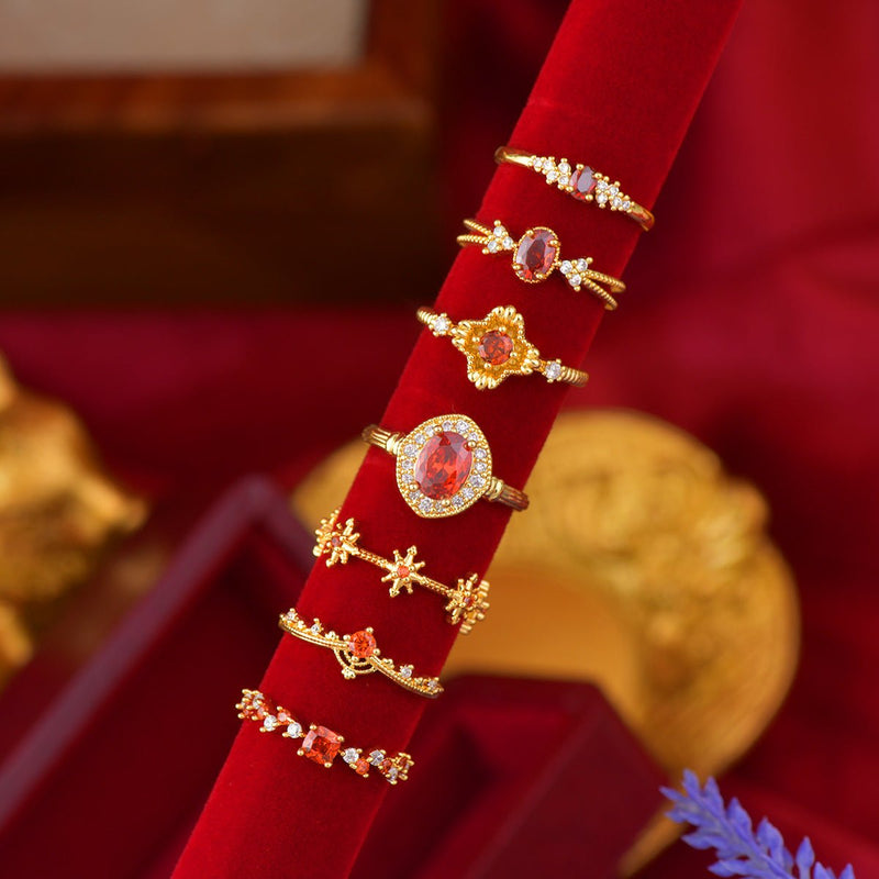 Scarlet Solenne Ring