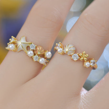 Seascape Starfish Ring