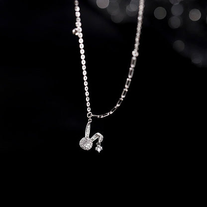 Silver Bunny Necklace