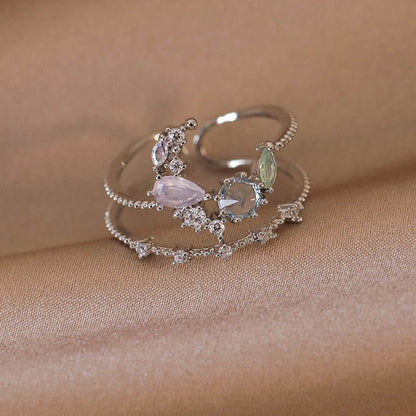 Silver Moonlight Ring