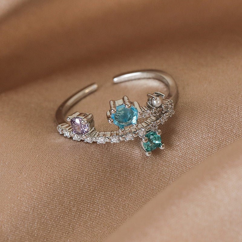 [] Silver Nebula Ring