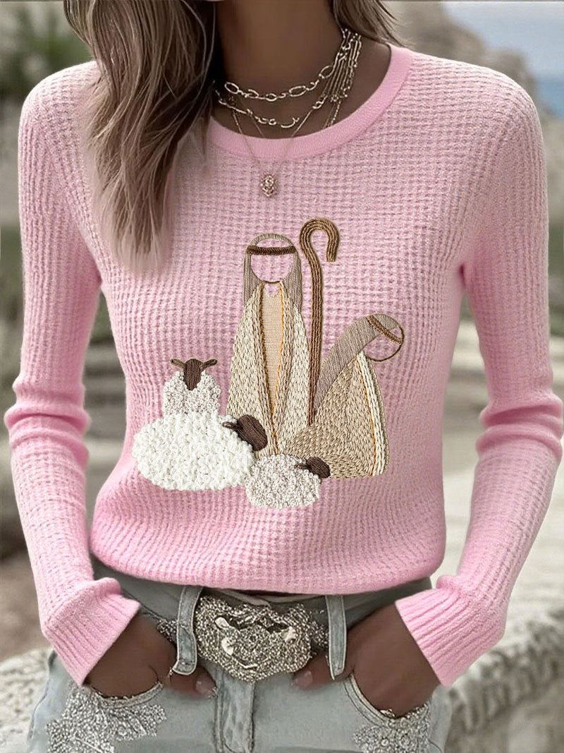 Women's Christmas Nativity Top
