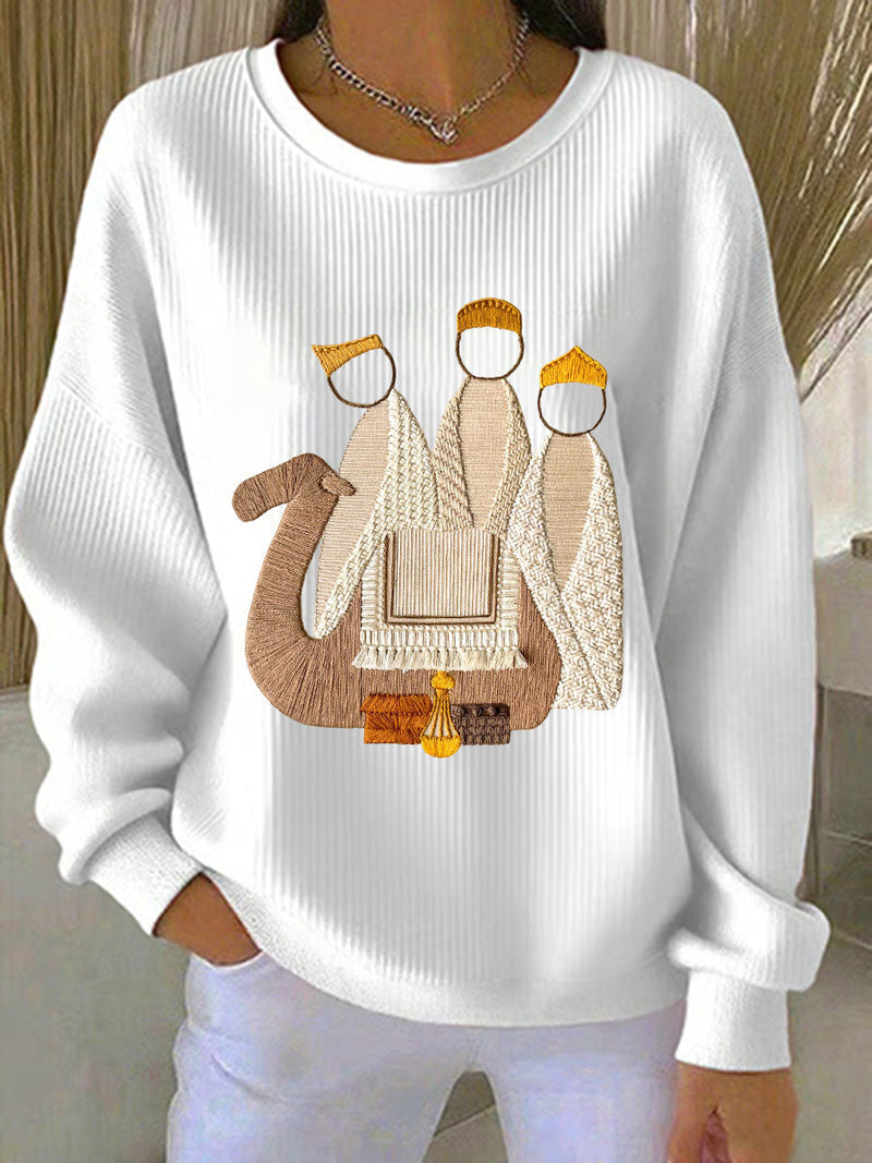 Women's Christmas Nativity Sweatshirt