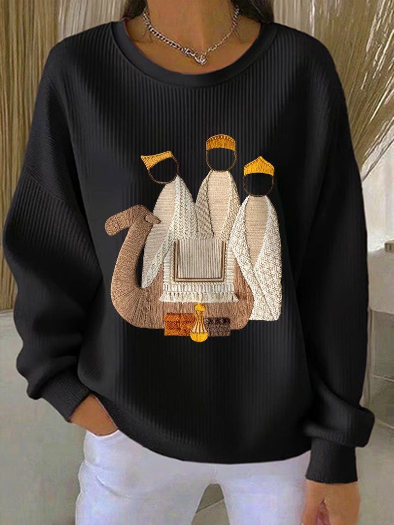Women's Christmas Nativity Sweatshirt