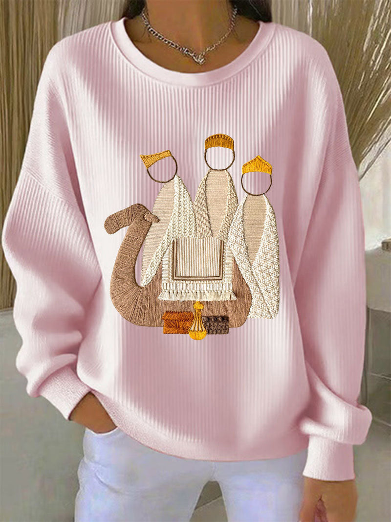 Women's Christmas Nativity Sweatshirt