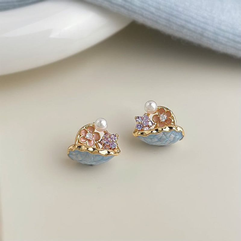 Spring Basket Earrings