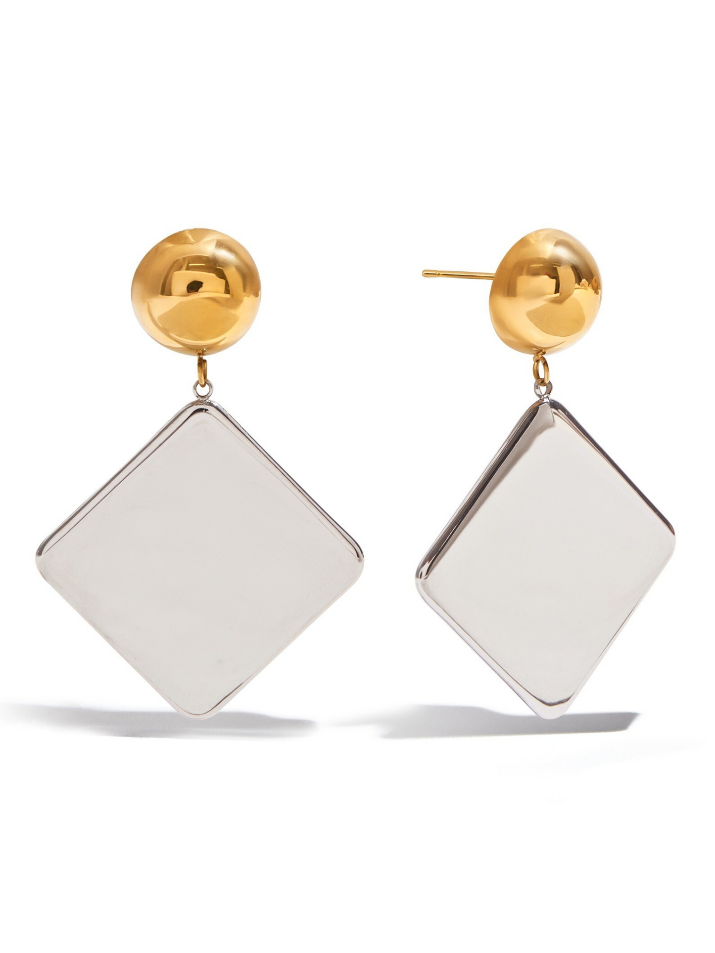Maeleigh Geometric Color-block Earrings